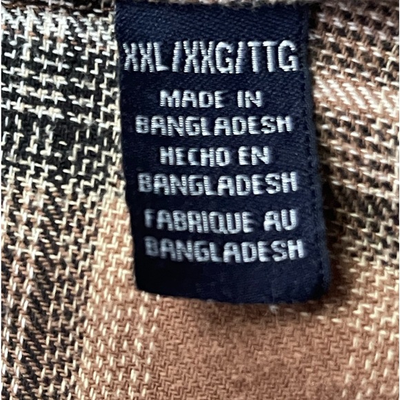 Men’s Wrangler Retro Plaid Button Up Flannel w/ Peral Snaps Size XXL - Picture 8 of 8